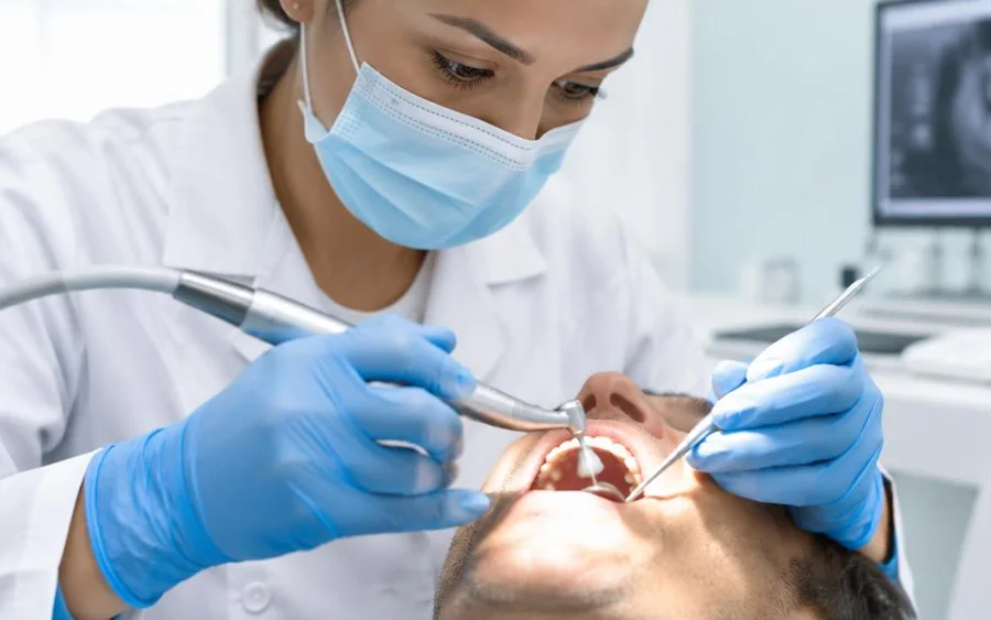 Ilustração do tratamento: Endodontia (Tratamento de Canal)